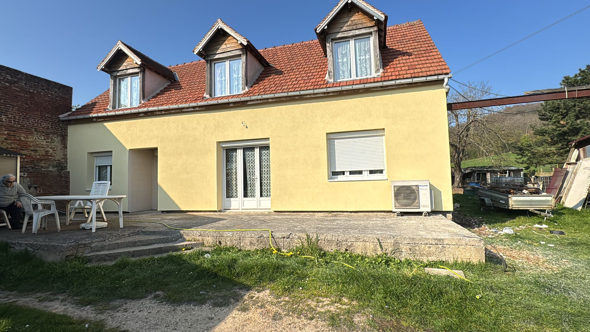 Façade entièrement rénovée après isolation par l'extérieur